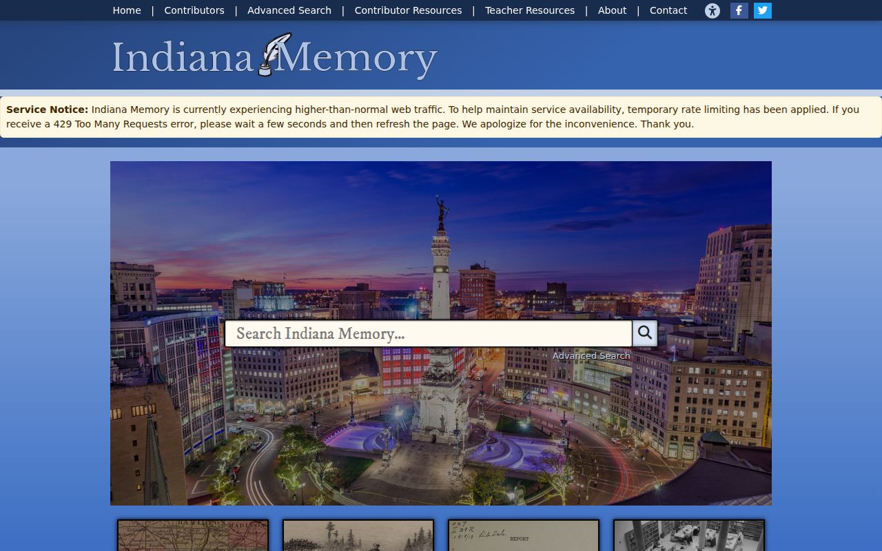 Indiana Memory digital collections for St. John city directory research