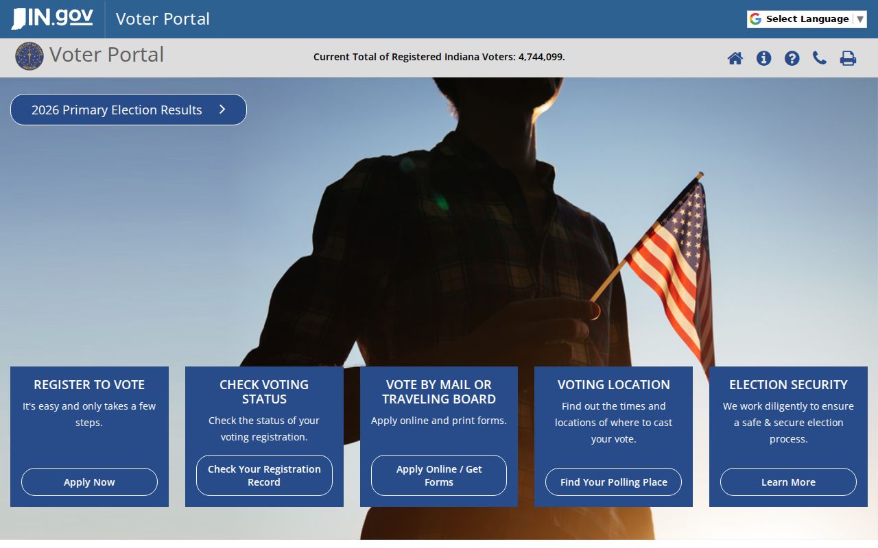 Indiana voter lookup supporting the St. John residents directory